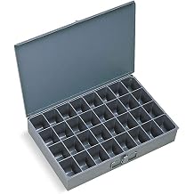 DURHAM 107-95-D935 Compartment Box, 12 In D, 18 In W, 3 In H