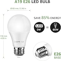 Vista 6 de Lighting EVER Bombillas LED inteligentes, compatibles con Alexa y Google Assistant, equivalente a 60 vatios, regulables con aplicación