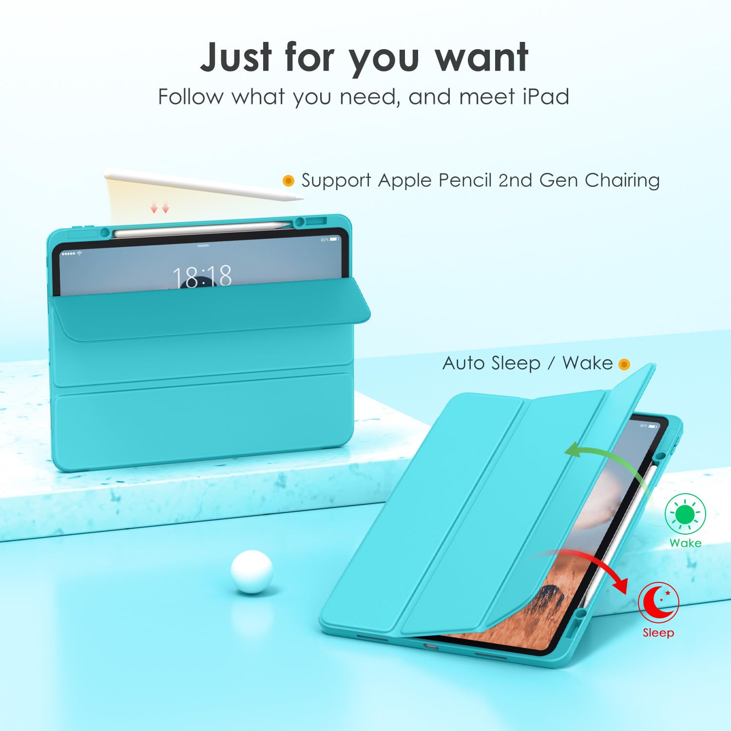 Apple iPad Pro 12.9インチ 第五世 ＋Pencil、カバー Amazon.com: VIKESI for iPad Pro 12.9 Case 6th/5th/4th/3rd