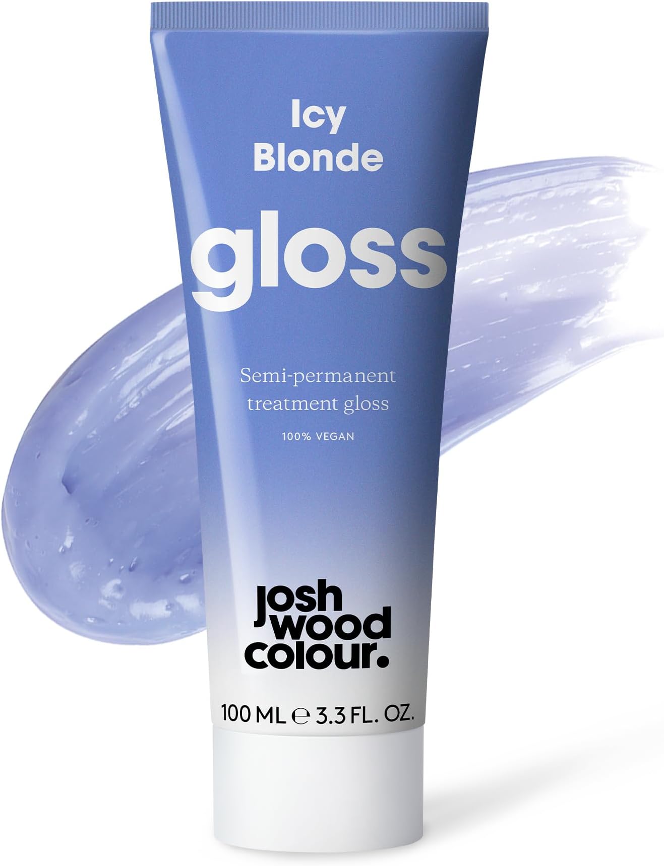 Josh Wood Hair Gloss (Icy Blonde) - Semi-permanent gloss refreshes and conditions hair colour - Removes brassy tones - Lasts up to 6 washes - 100% Vegan - Cream (100ml)