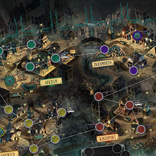 Pandemic Reign of Cthulhu juego de mesa cooperativo estratégico miniatura 4