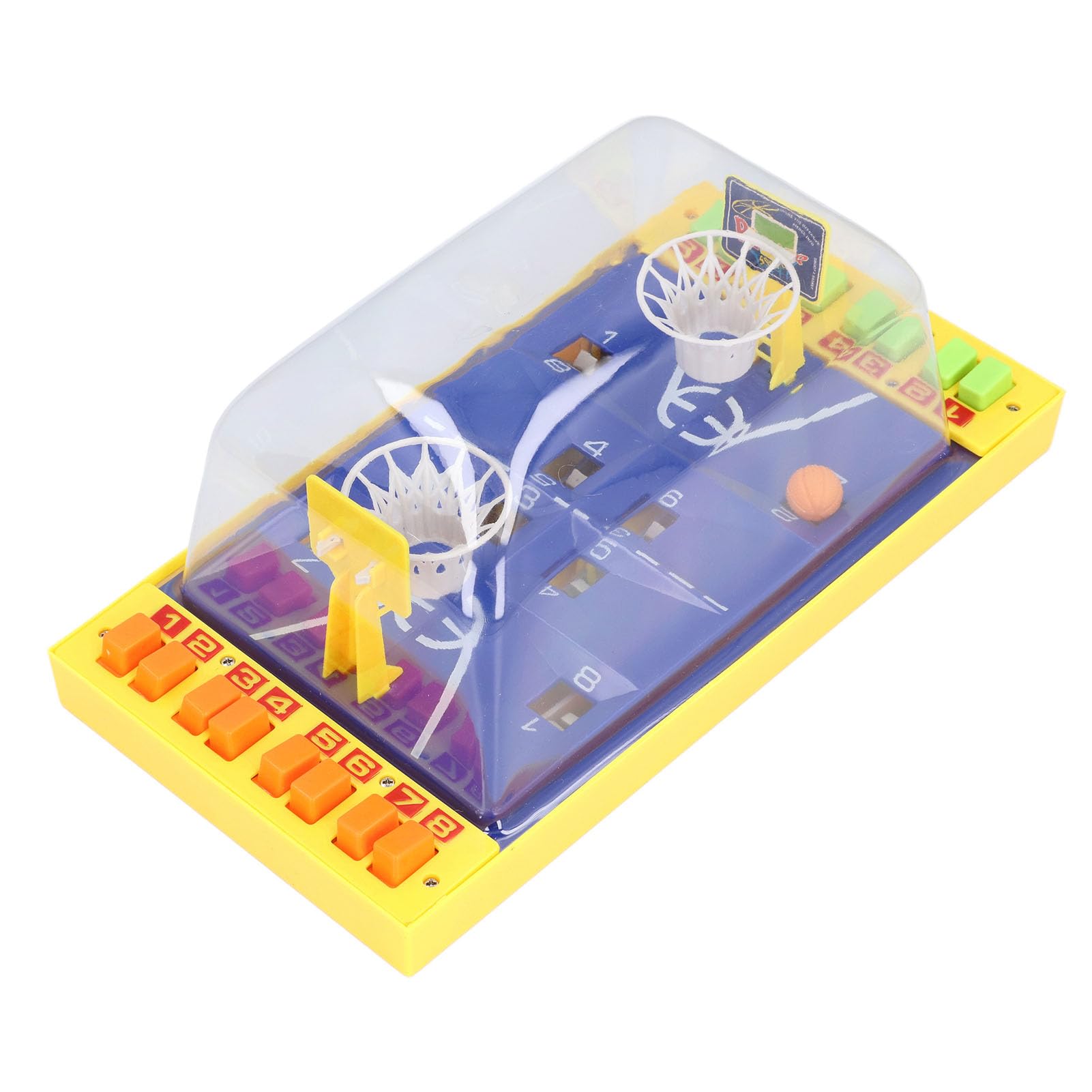 Zerodis Finger-Basketball-Tischspiel, Sicheres Interaktives Basketballspiel-Spielzeug, Verbessert die Fingerfertigkeit, Koordinationsfähigkeit, Emotionale Kommunikation, 2 Spieler für