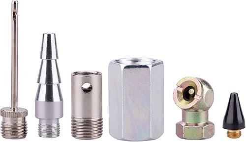 Miniatura 7 de WYNNsky 1/4" NPT kit de accesorios - 20 unidades, kit de herramientas para manguera de compresor de aire con manguera con bobina/pistola de