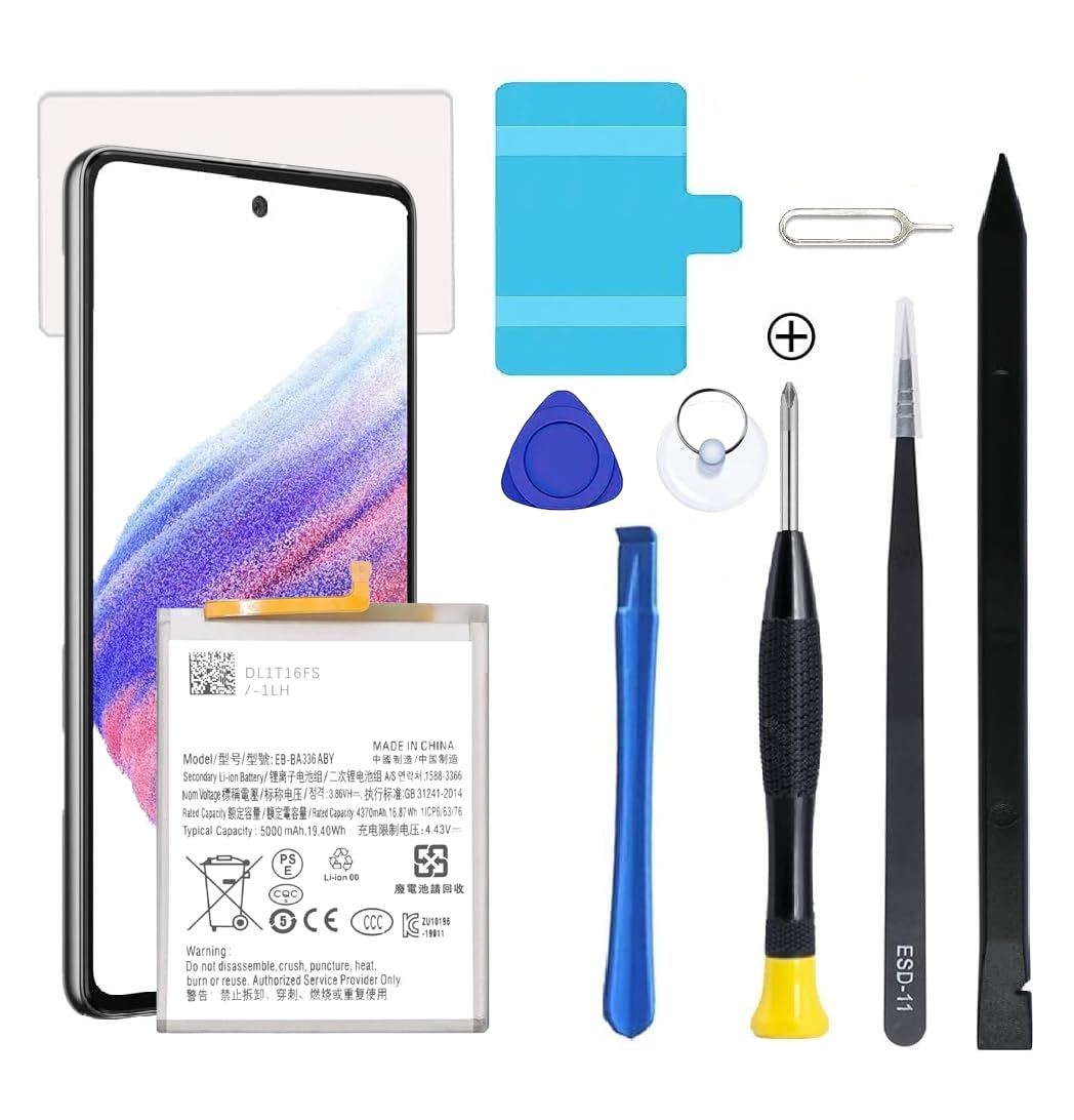 Amazon.com: AFSONGOO Galaxy A53 5G Battery, Upgraded Battery