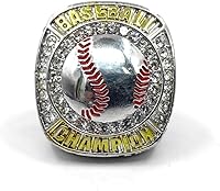Vista 2 de Personalizar el premio de anillos de trofeo de campeonato de béisbol