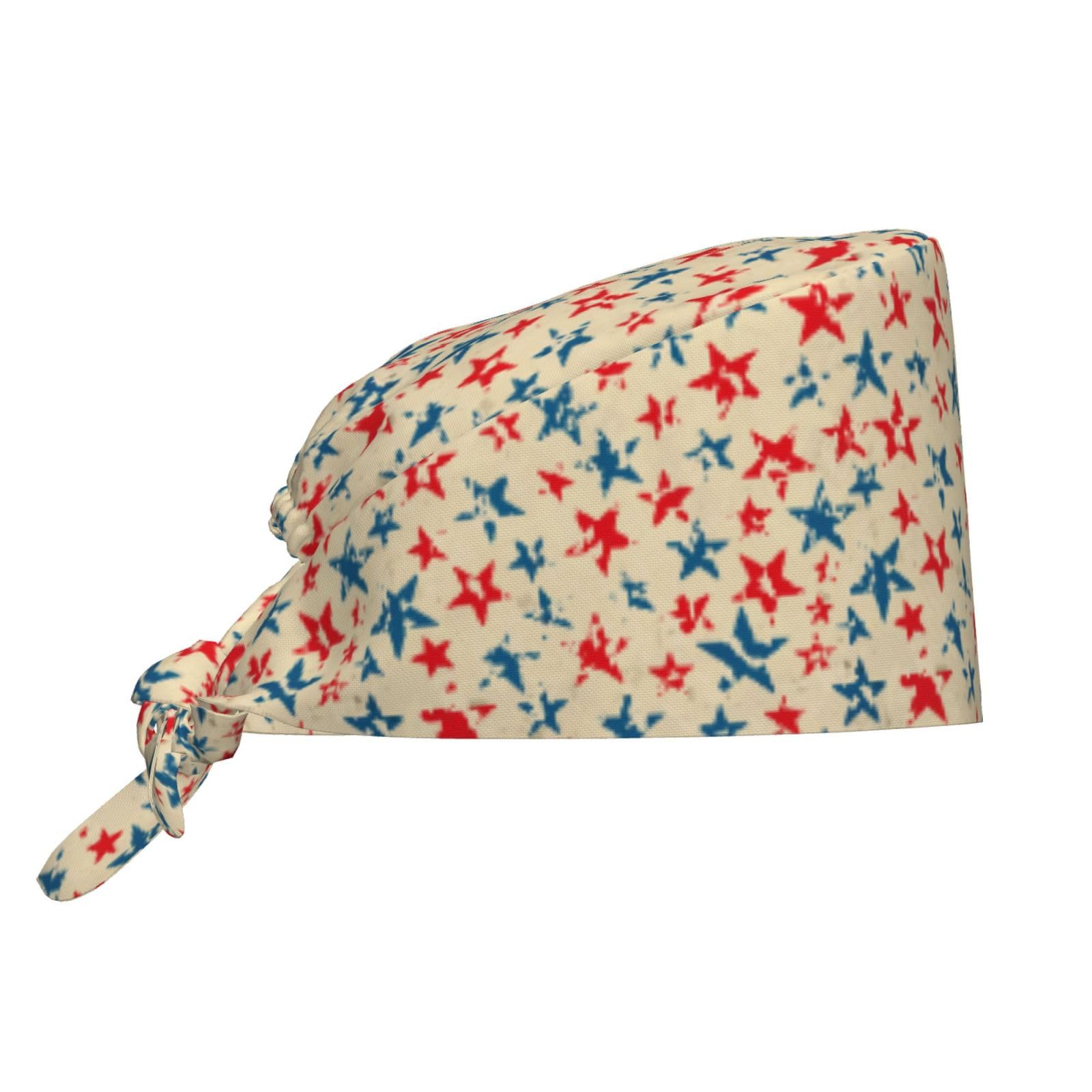 Breathable Working Cap with Adjustable Sweatband Scrub Cap for Men/Women