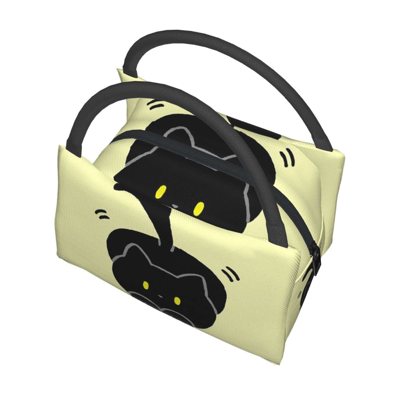 Amazon | 黒猫ろんと暮らしたら 弁当バッグ ランチバッグ トートバック