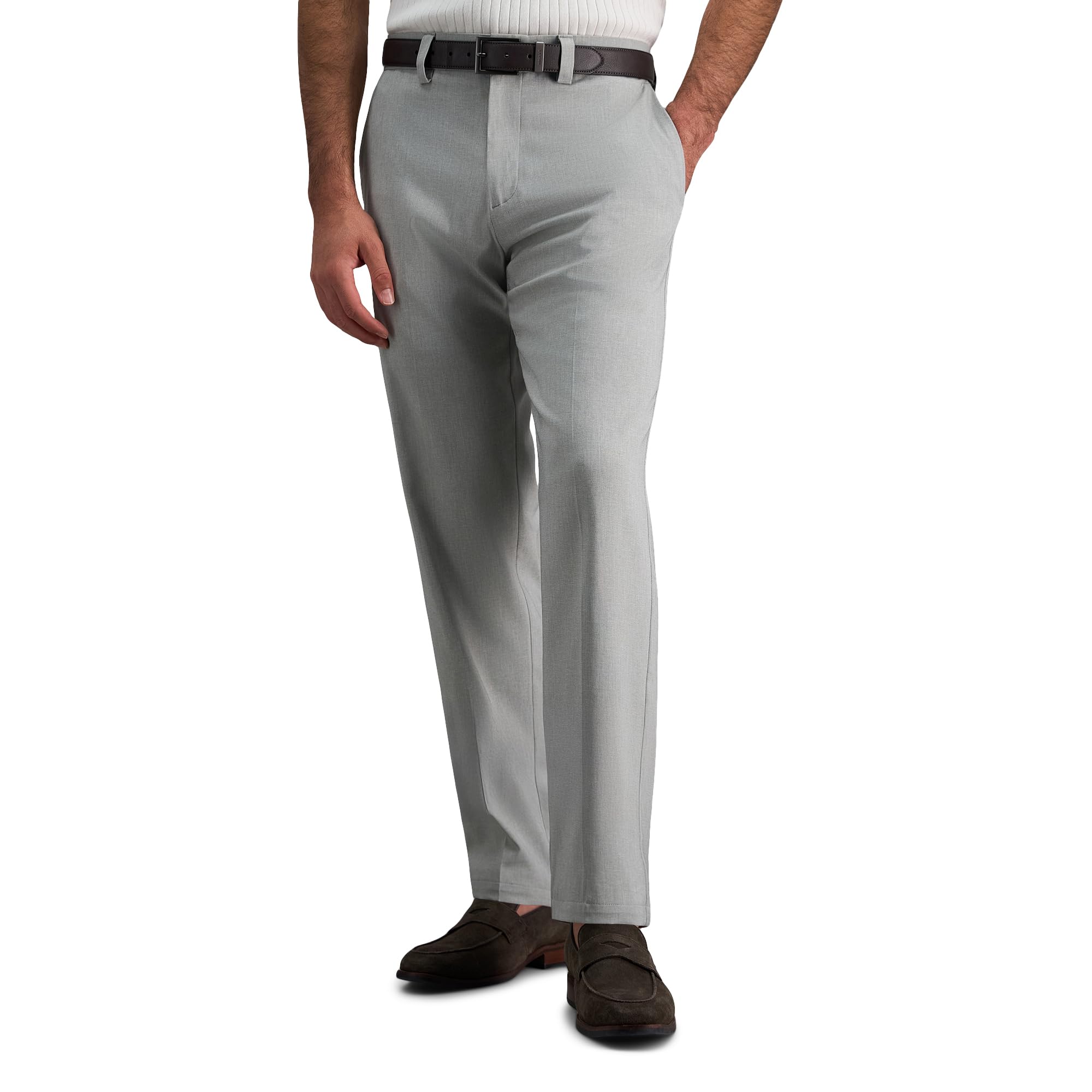 Haggar Men's Straight Fit Cool Right Casual Dress Pant