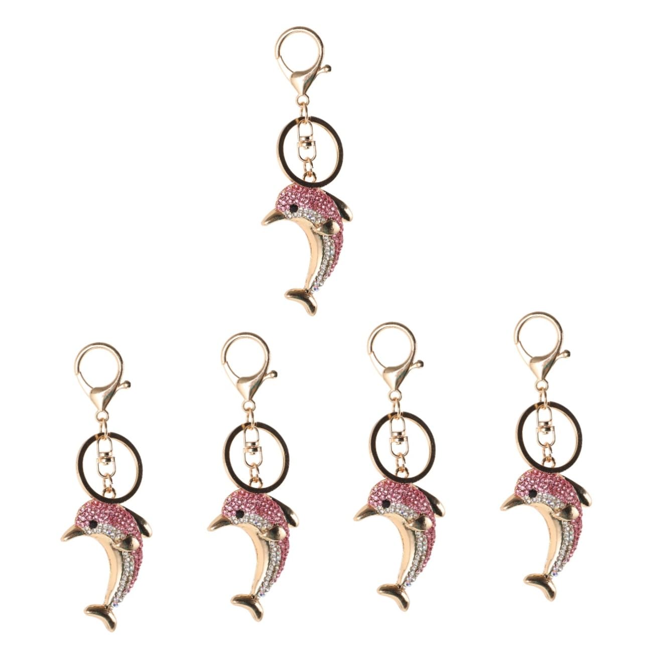 VALICLUD 4 Pezzi Portachiavi Delfino Piccolo Delfino Decorazione Delfino Portachiavi Mestiere Del Del Pendente Delfino Appeso Decorazione Appeso Decorazione Fascini Del