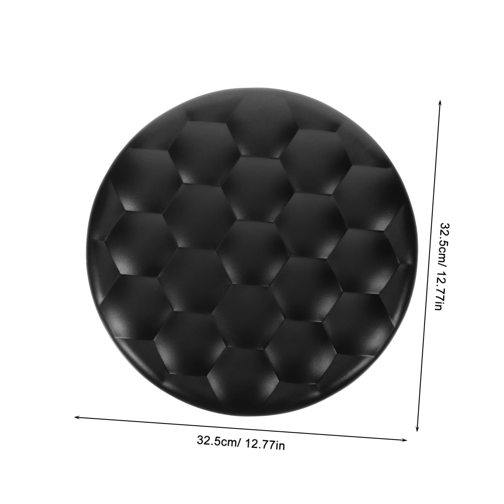 FOMIYES Bar Stool Replacement Foam Seat Pad Round Soft Pu Cushion for Swivel Stools Restaurants Bars Kitchens and Home Use Comfortable and Durable Seat Cover for Enhanced