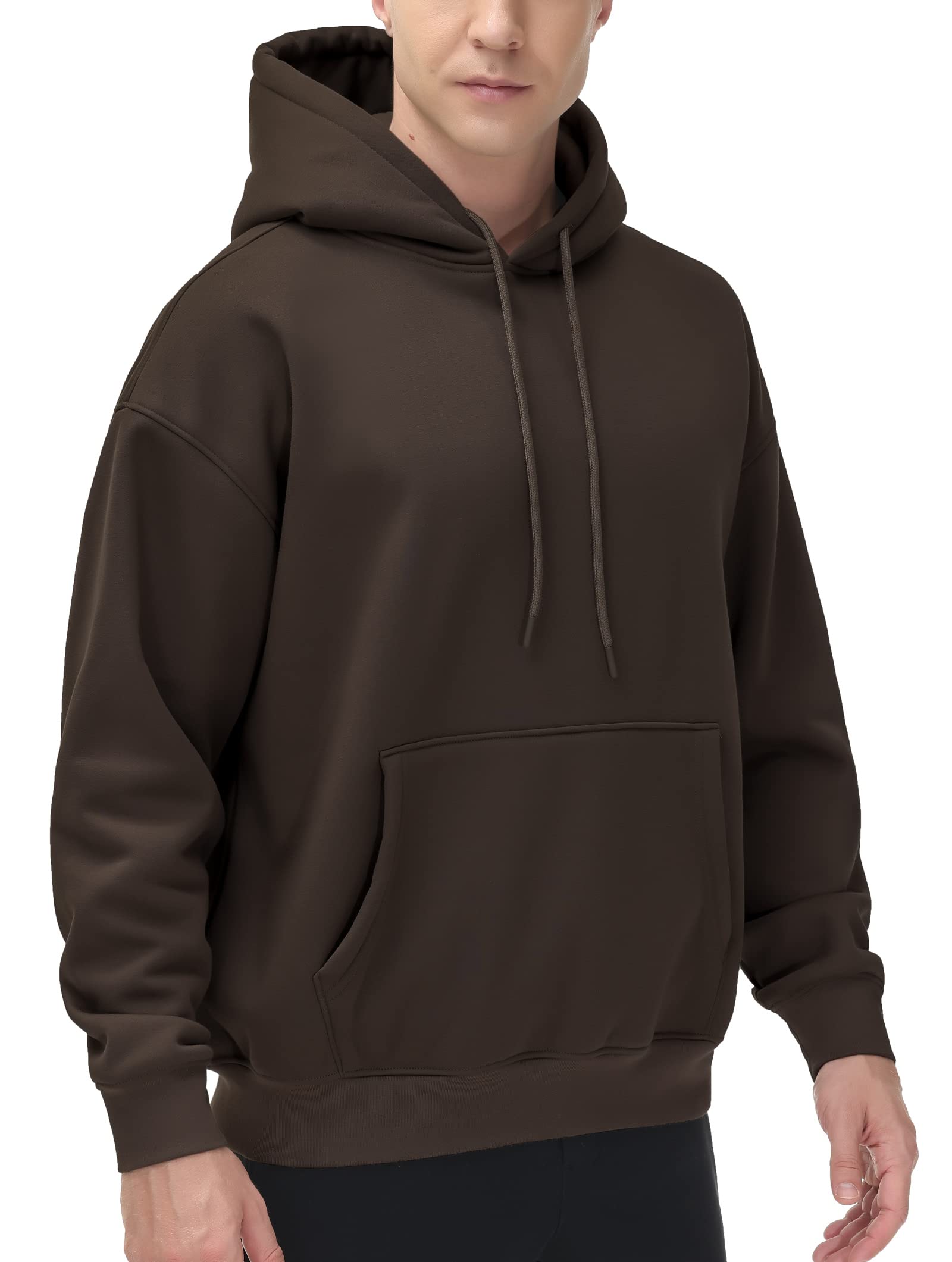 Men's Fleece Pullover Hoodie Loose Fit Hooded Sweatshirt
