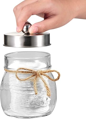 Miniatura 3 de Amolliar Mason Jar - Juego de accesorios de baño (4 piezas) - Dispensador de jabón de loción y 2 soportes para cepillo de dientes y soporte para