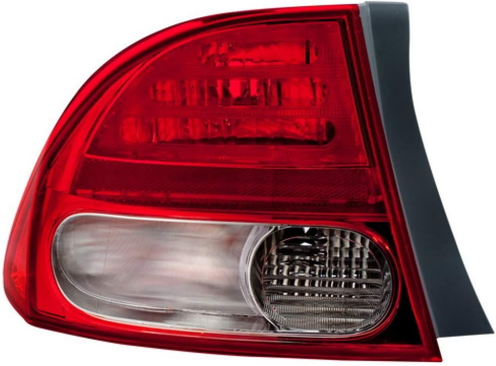 For Honda Civic Tail Light Assembly 2009 2010 2011 Driver Side | Rear | CAPA | Sedan For HO2818138 | 33551-SNA-A51