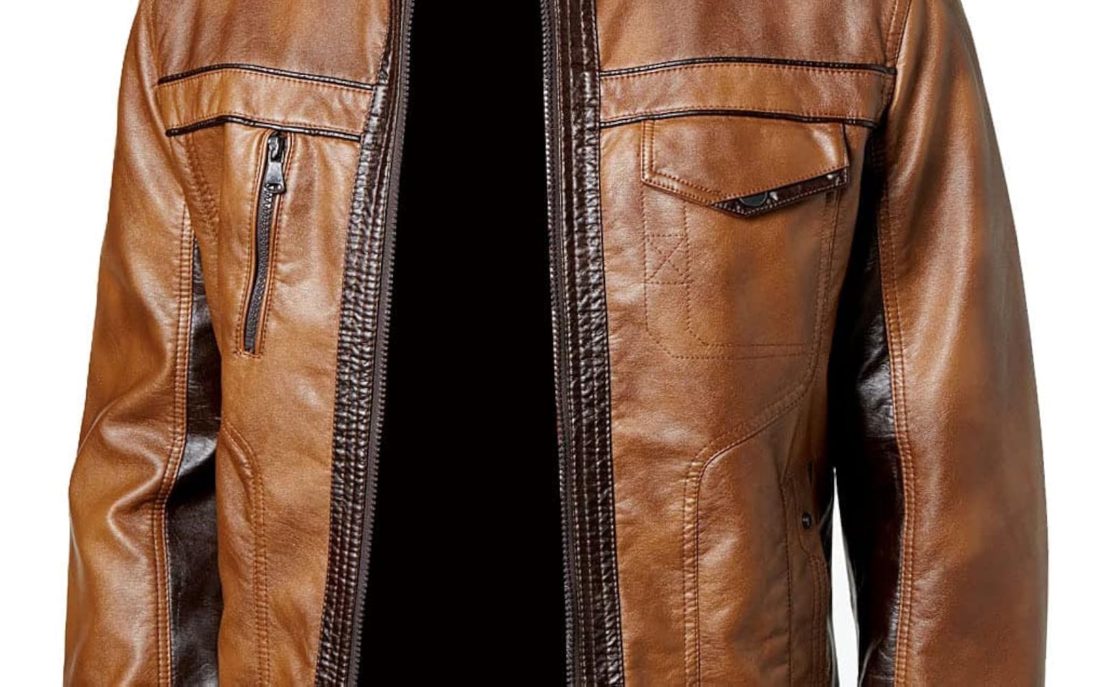 GetYouStyle Wallestic Tan Real Distressed Fashion Designer