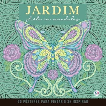 Capa do livro Jardins - Mandalas para Pintar e se Inspirar