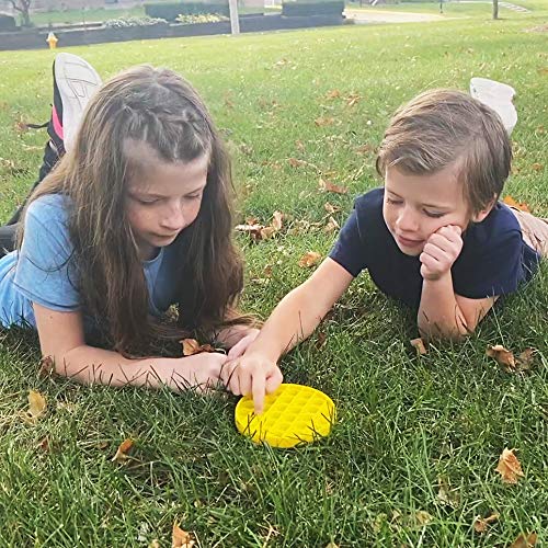 Colplay Pop Pop Fidget Toys,Push Pop Bubble Fidget Sensory Toy,Autism Special Needs Silicone Stress Relief Toy,Great Fidget Toy Sensory Toys Novelty Gifts for Girls Boys Kids Adults(Green-Square)