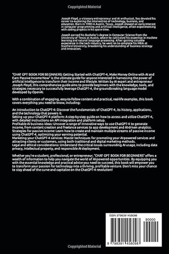 Chatgpt Book For Beginners: Getting Started With Chatgpt-4, Make Money Online With Ai And Earn Passive Income Now #TOP1