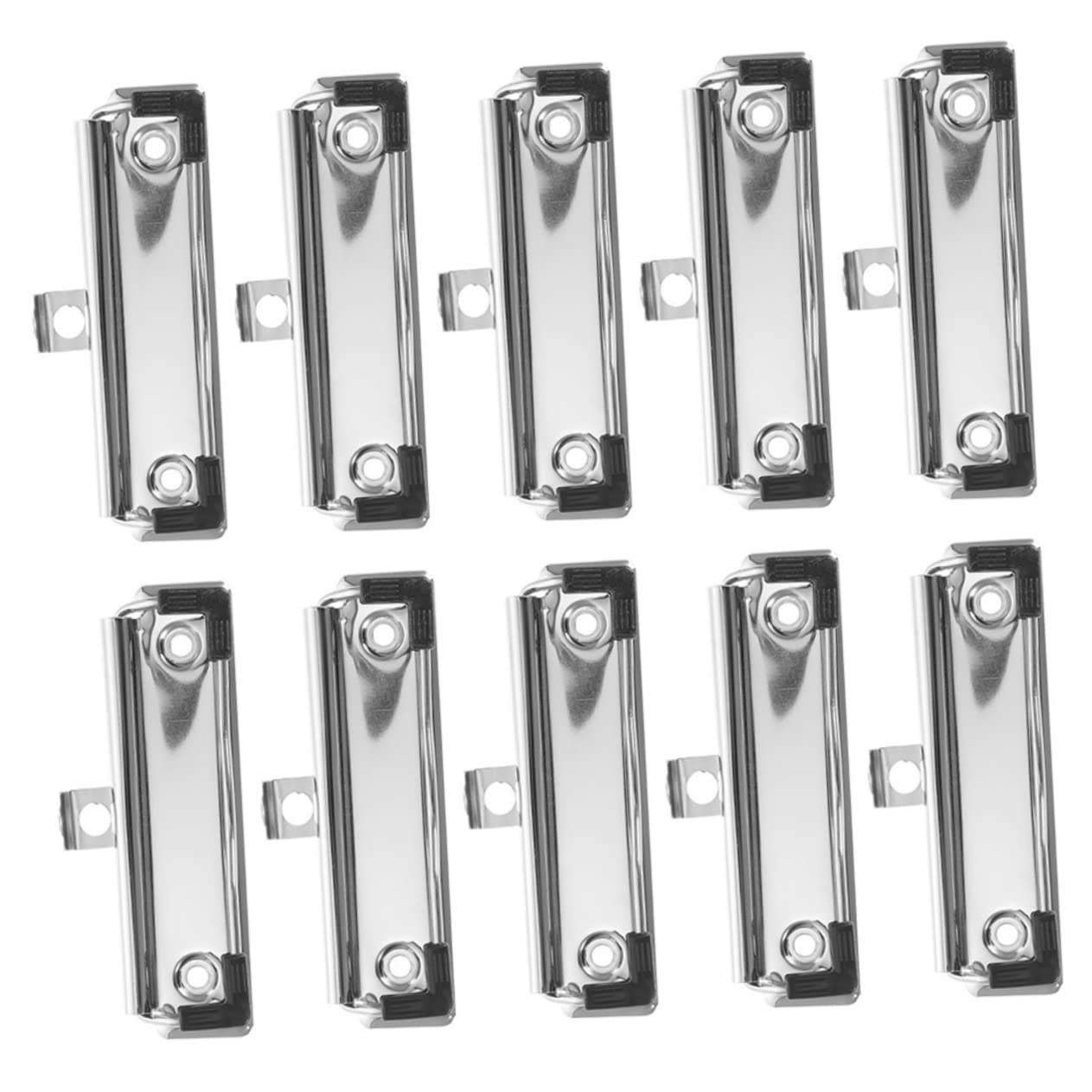 DOITOOL 50 piezas Clips de Metal para Portapapeles de Sujetapapeles de Oficina con Diseño Montable y Pies de Accesorios para y Papelería