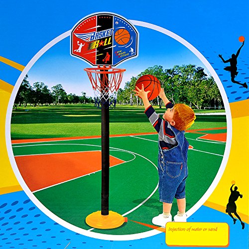 kingtoys® Pallacanestro Regolabile fai da te da Pallacanestro Portatile Canestro Basket Assemblare Basket Set For Kids