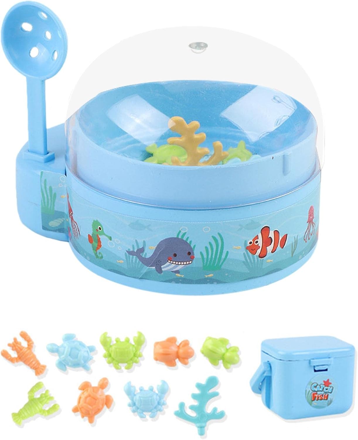 地下水面のおもちゃ ミニ幼児釣りゲーム 子供のためのボードゲーム ミニスプーンすくう魚釣りゲーム 子供の誕生日パーティーゲーム夏のおもちゃ Generic 年末のプロモーション特価