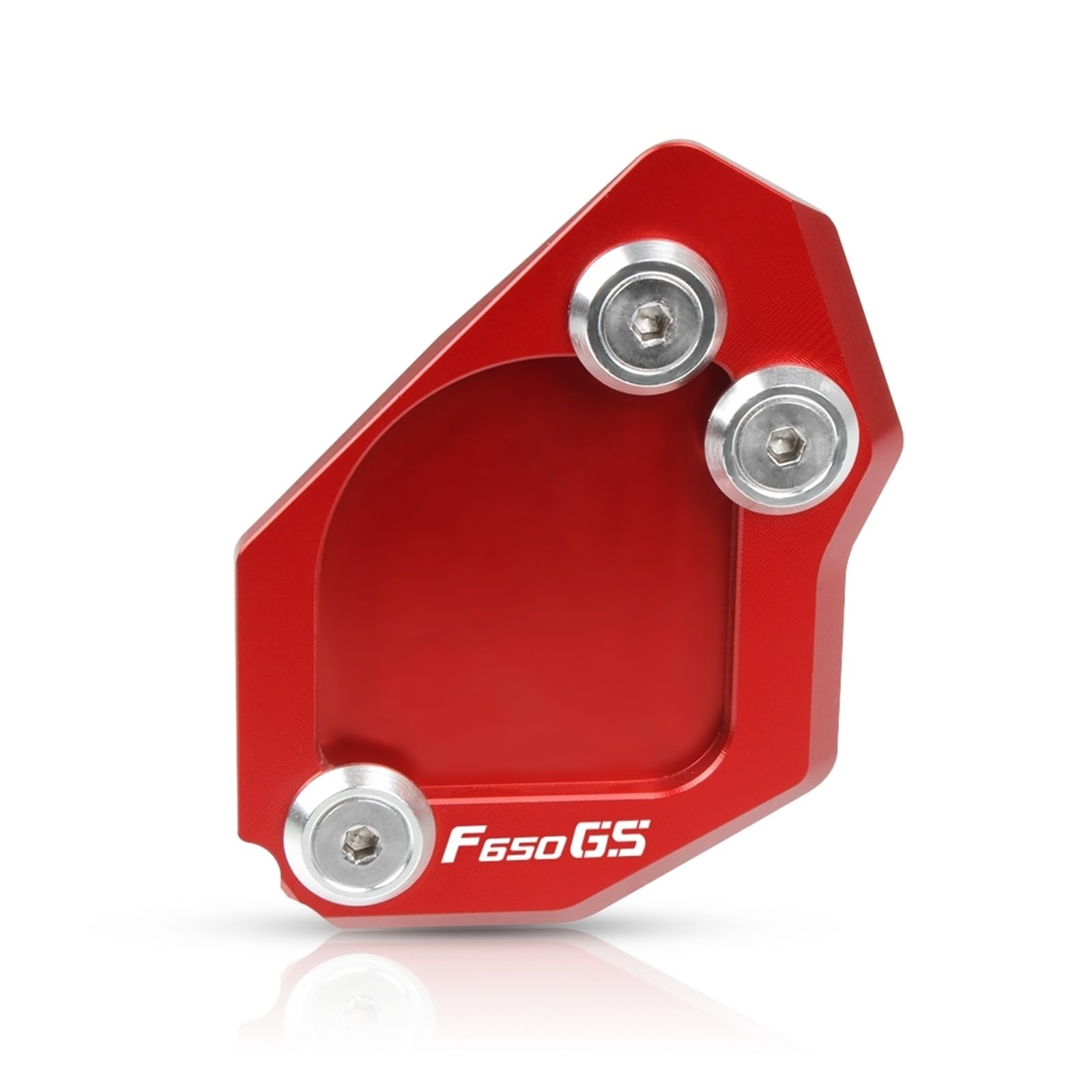Plaque support d'agrandisseur béquille F650GS évite la chute moto