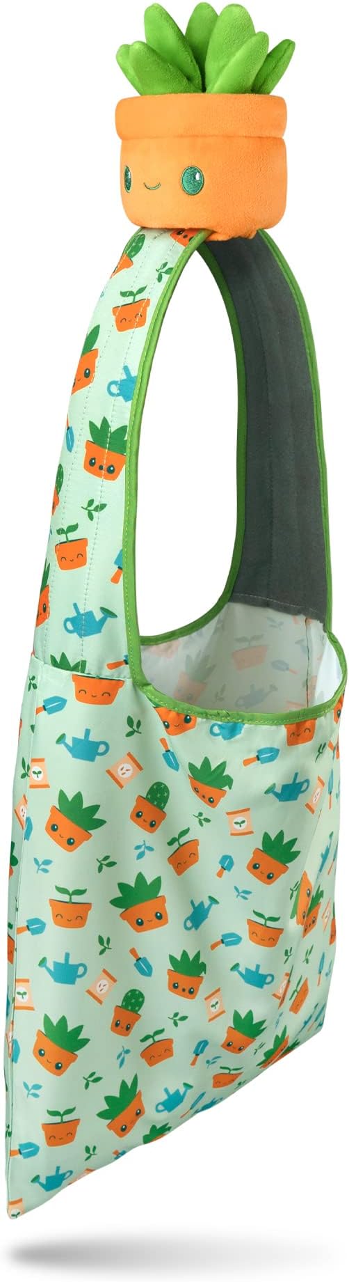 Plushie Tote Bag - Succulent - From the creators of the Original Reversible Octopus Plushie - Take Your Plush Pal Wherever You Go!