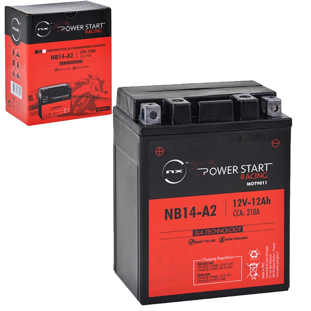 YB12AL-A AGM NX Power Start Factory Sealed Motorcycle Battery 12V 12Ah YB12AL-A2