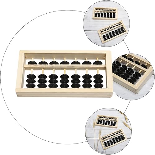 Miniatura 3 de BESTOYARD Foto Props 1pc Pequeño Ábaco Madera Japón Niño Madera Abacus Decoración