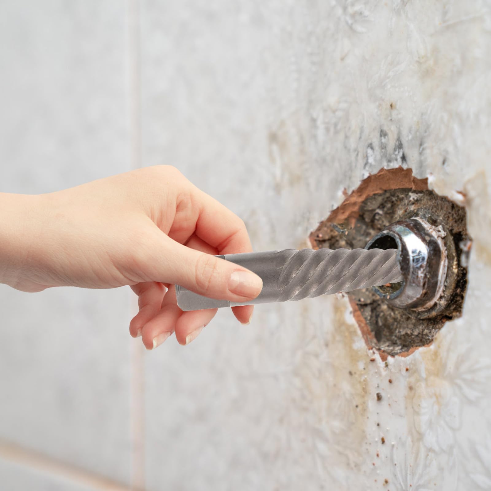 Estrattore per Viti Danneggiate Set per Facile Estrazione di Bulloni e Viti in Acciaio al Carbonio Plastica per Riparazioni Domestiche e Progetti Fai-da-te