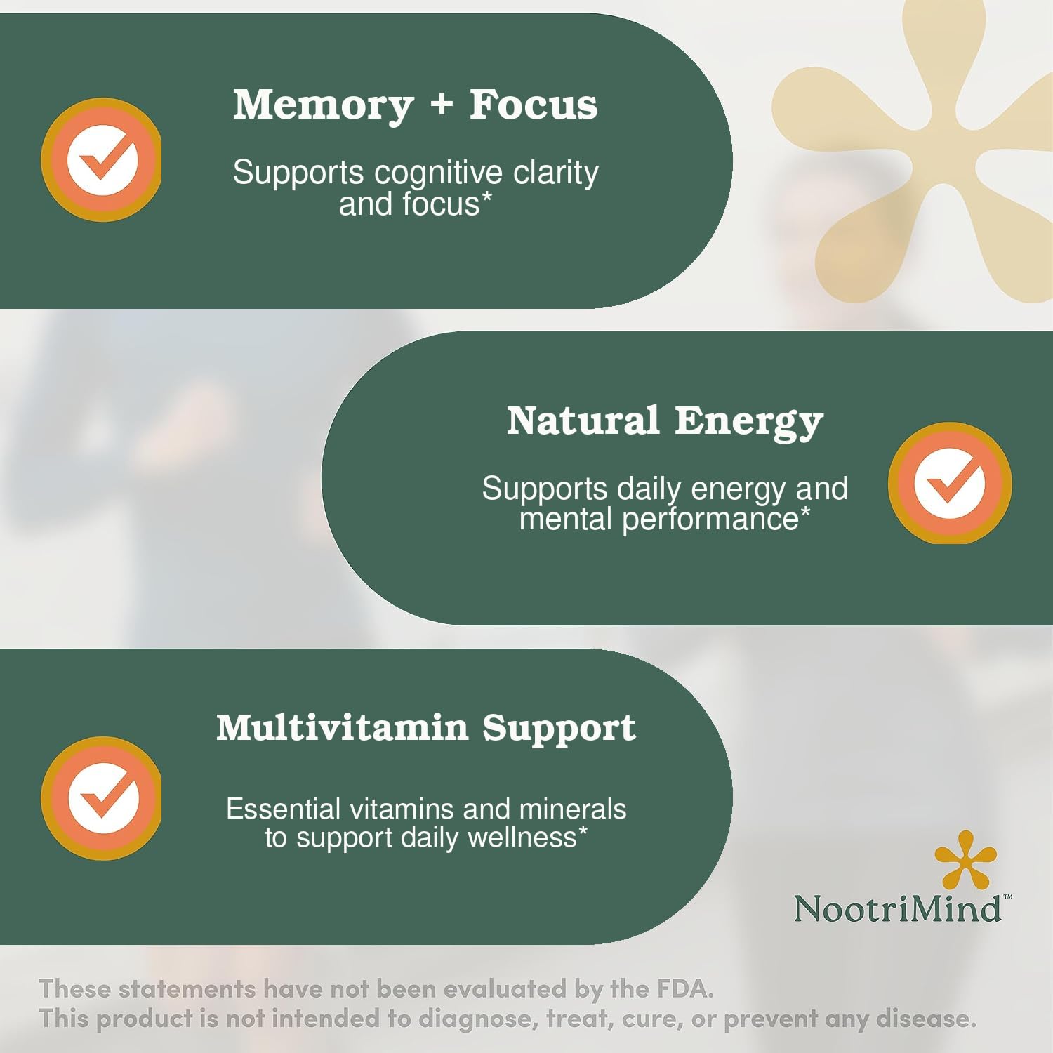 Nootropic Brain Supplement for Memory and Focus, 60 Capsules — Amazon image 2