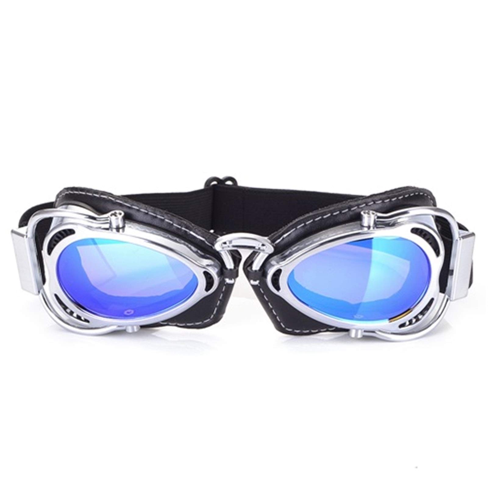 MTB Biker Goggles Goggle Goggle Sunglasses Scooter Moto Aviateur Occhiali Vintage Goggle Motocross Occhiali Moto 722