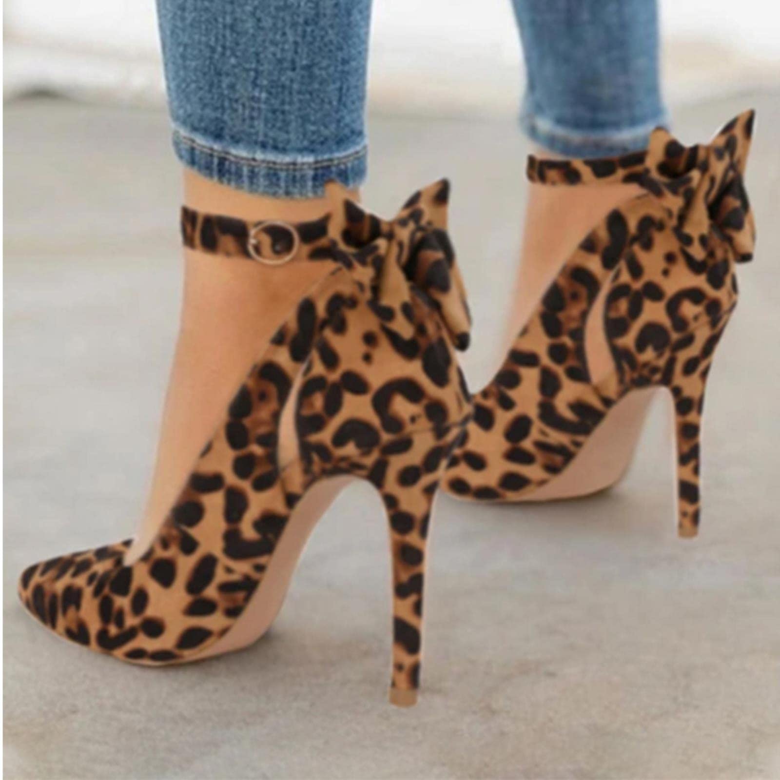 Frauen spitz auf High Heels Frau Dünne Fersen Damen Sexy Pumps Damen Schnalle Strap Weibliche Mode Bowknot Schuhe Größe 37-40