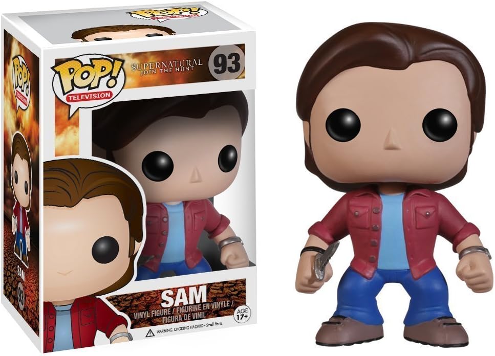 POP Supernatural - Sam Winchester Funko Vinyl Figure (Bundled with Compatible Box Protector Case), Multicolored, 3.75 inches