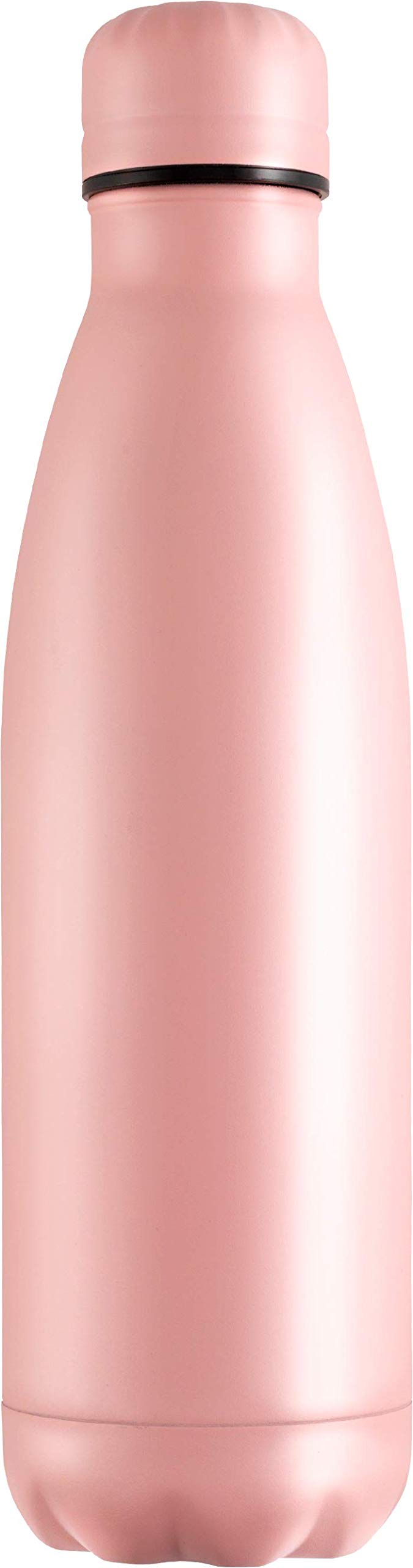 Mood® - Vacuum Bottle, Insulated Bottle, Stainless Steel Bottle with Powder Coating, Pastel Pink, 500ml