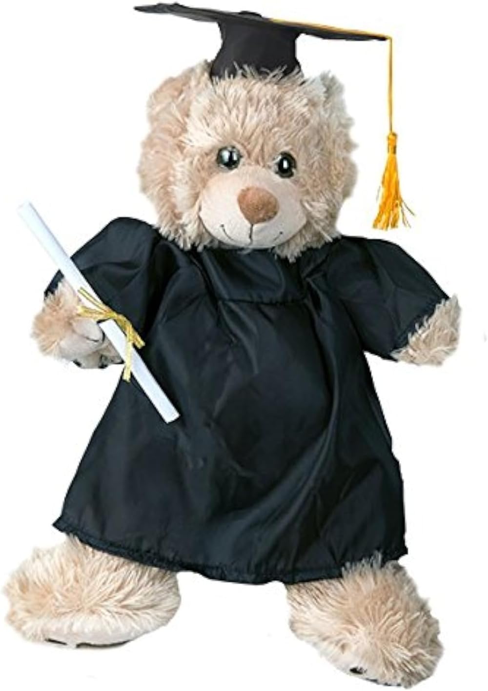 Graduation Gown w/Hat & Scroll Outfit Teddy Bear Clothes Fits Most 14"-18" Build-A-Bear and Make Your Own Stuffed Animal