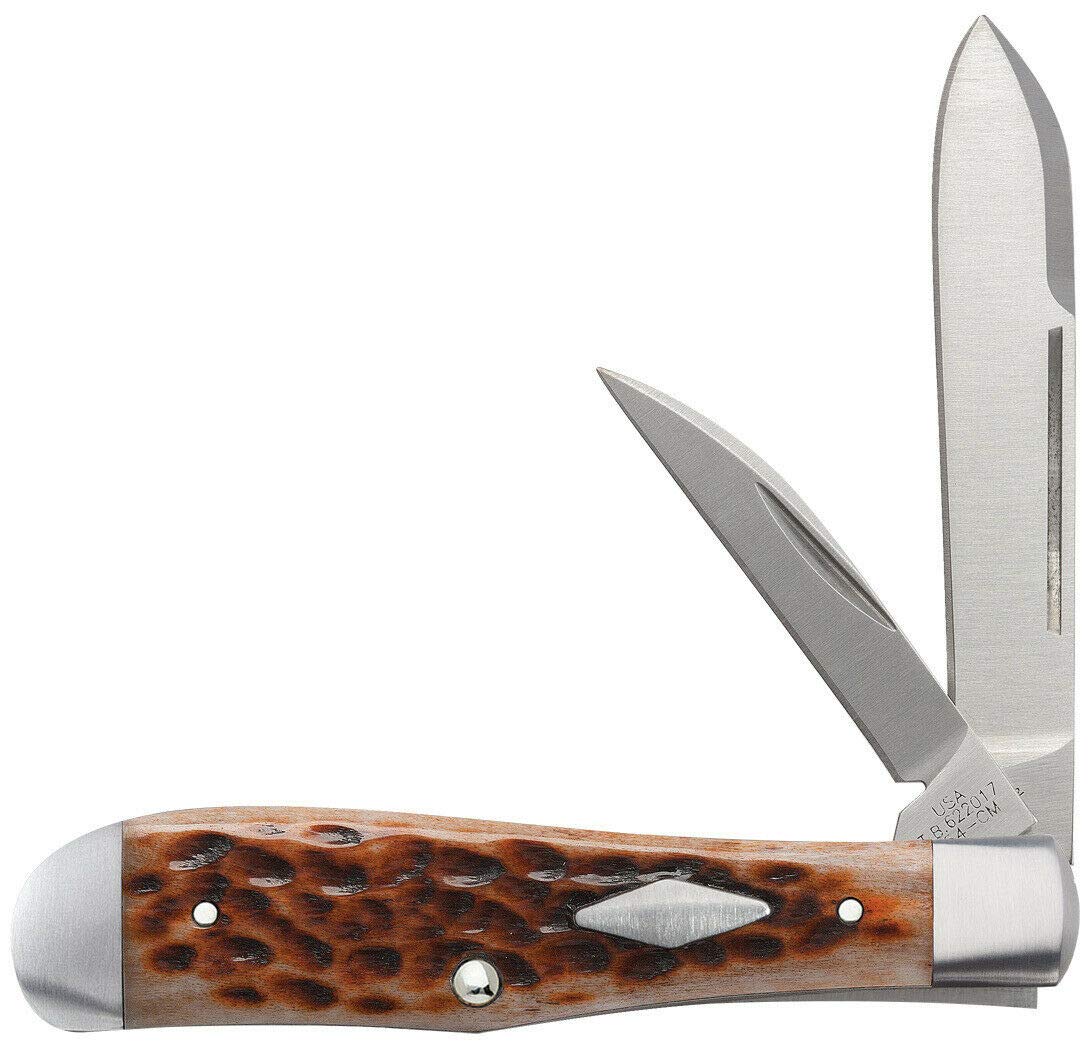 Case 07424 Bose Eureka Jack Standard Jig Brown Bone Hunting Knives