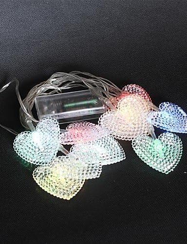Aanll 10-LED 1.5M Battery Powered Color Changing String Fairy Lights for Christmas Party Wedding