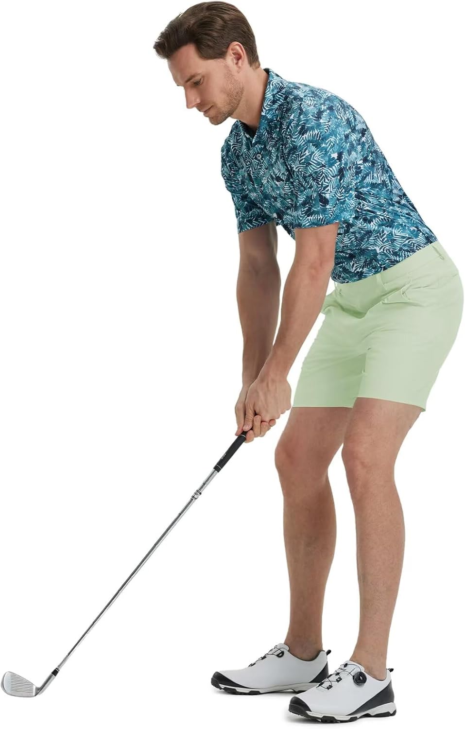 M MAELREG Mens Golf Shorts 7"/9" Lightweight Quick Dry Water-Resistant Stretch Waistband Flat Front Casual Mens Dress Shorts - Image 6