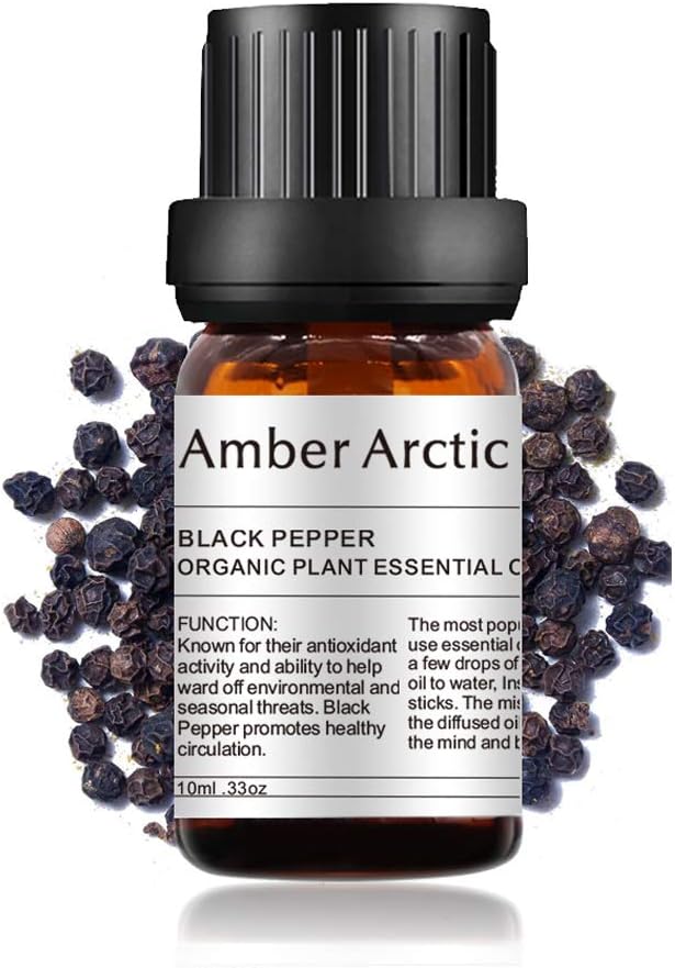 AMBER ARCTIC Cinnamon Essential Oil for Diffuser, 100% Pure Fresh Organic Plant Therapy Cinnamon Oil 10ml/0.33oz