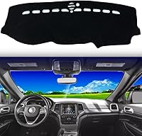 Vista 2 de Cubierta de tablero de franela compatible con Ford Focus 2012-2018, antirreflejos, antirreflejos, sin olor peculiar, sin modelos ST o RS..