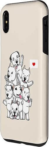 Vista 17 de iPhone 11 Pro Max Funny Dogo Argentino Dog Case