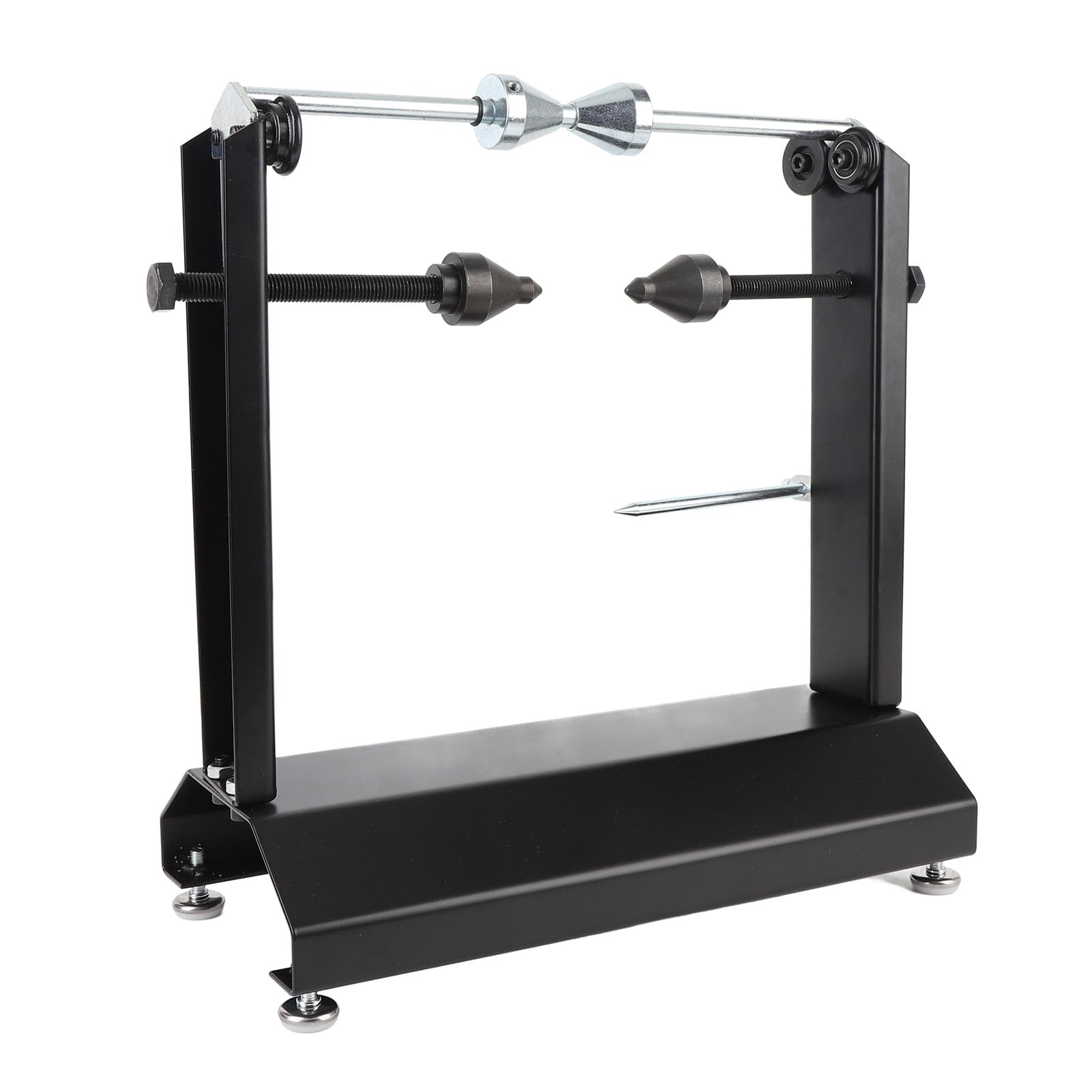 Equilibrador de Ruedas de Motocicleta con Puntero de Entrenamiento Ajustable Equilibrador de Neumáticos de Servicio Pesado Soporte para Bicicleta de Cross Deportiva