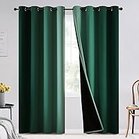 Vista 29 de SimpleHome Ombre Room Darkening Curtains 96 inches Length for Bedroom,Grommet Gradient Light Blocking Beige Gradient Window Curtains for Living