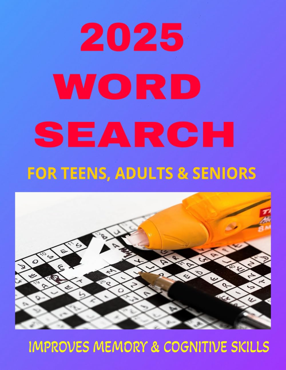 Brain Activity book for teens, adults and seniors: to improves memory and cognitive skills