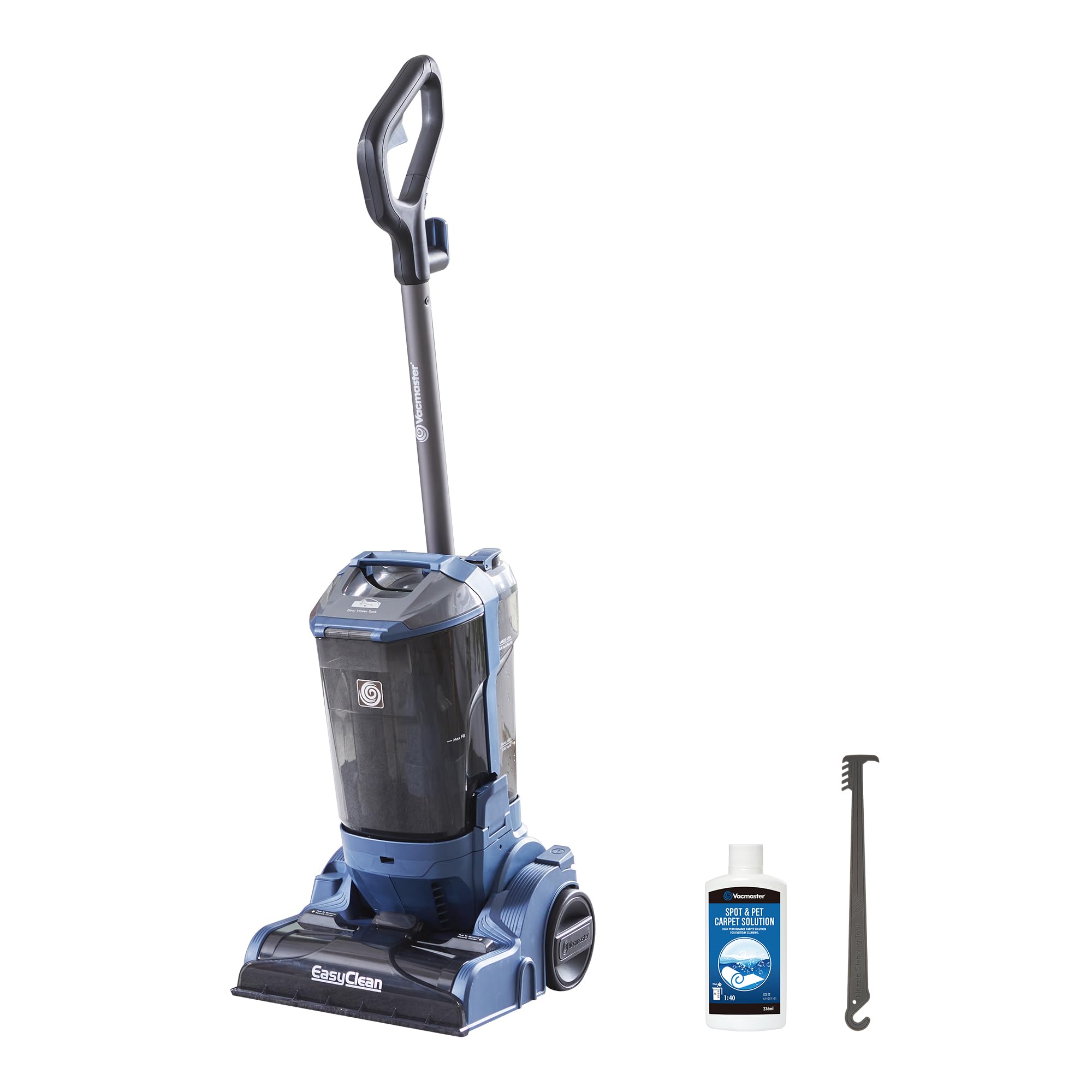 vacmaster nettoyeur tapis double brosse