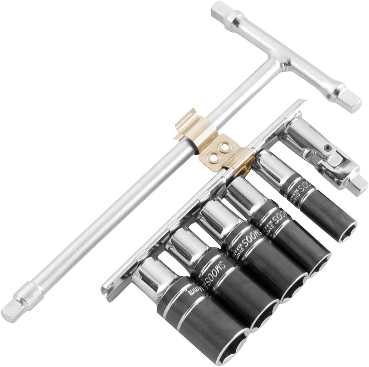 BikeMaster T-Handle Wrench with Sockets & Swivel - Metric/--