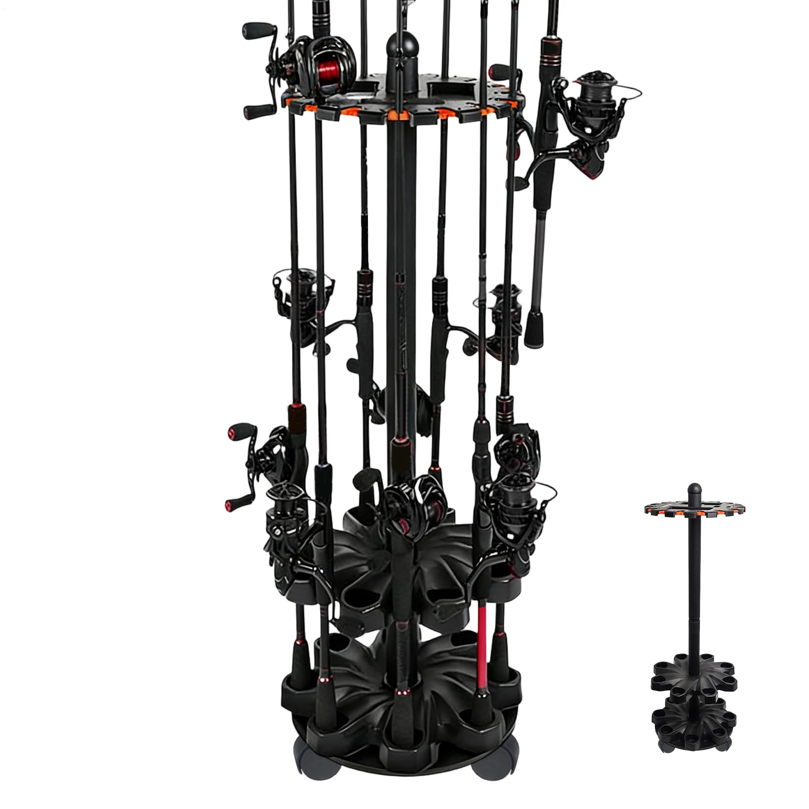Soportes para Cañas de Pescar para Garaje Organizador Vertical de Cañas de | Soporte Portacañas de Almacenamiento para Cubierta Hogar Vehículo Garaje Kayak