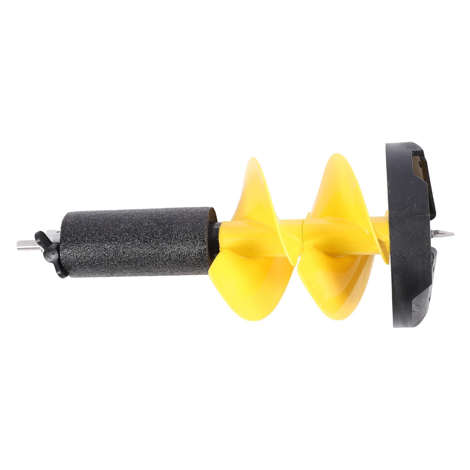 Jeanoko Broca para Barrena de Hielo, Barrena de Nailon de 8 "para Pesca en Hielo con Adaptador Versátil y Flotador para Entusiastas de la Pesca en