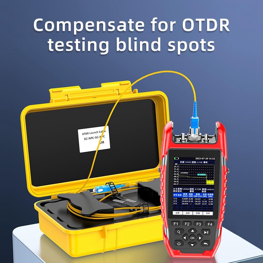 Startkabelbox Faser Optik OTDR Dead Spot Eliminator Ring 150m Sender Kabelbox LC/UPC-LC/UPC