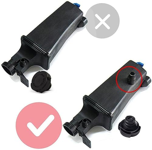 Miniatura 9 de YHTAUTO Tanque de expansión del depósito de desbordamiento de recuperación de refrigerante del motor Wtapa y sensor presurizados para BMW X3 X5 320i